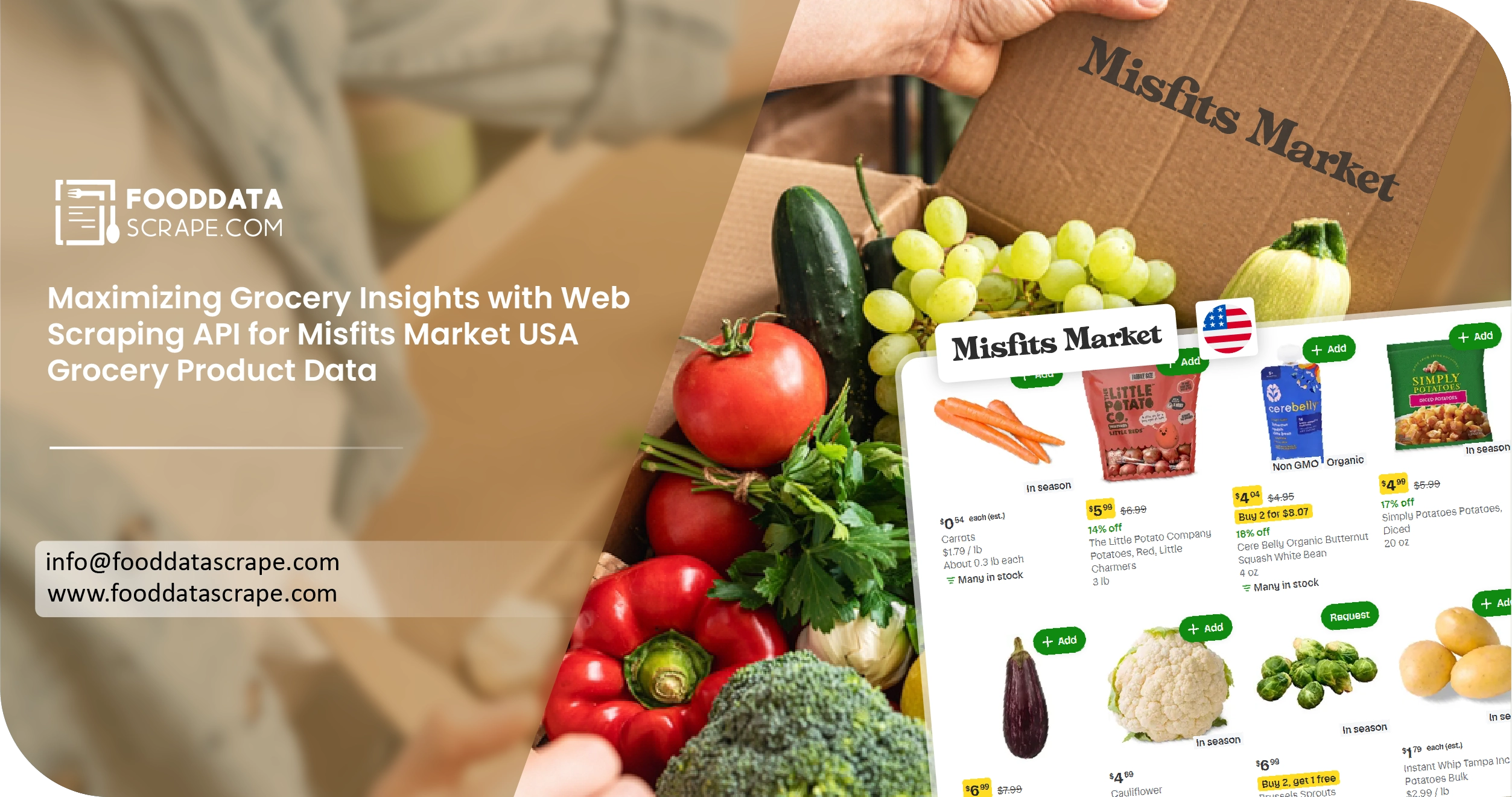 Misfits Market USA Grocery Data Scraping